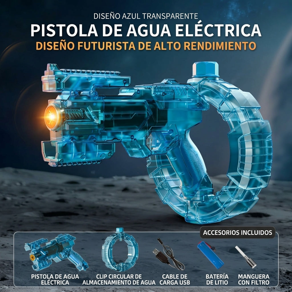 Kora Splash™ – Pistola Eléctrica de Agua